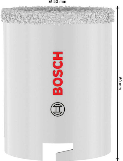 Bosch Poansoar de Tăiere Uscată cu Diametru 53mm pentru Cărămidă și Gresie