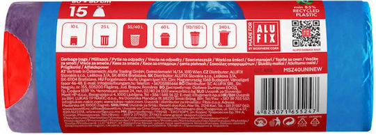 Alufix Trash Bags Capacity 40lt 60x60cm 15pcs