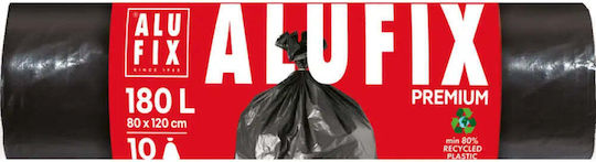 Alufix Trash Bags Capacity 180lt 120x80cm 10pcs Black
