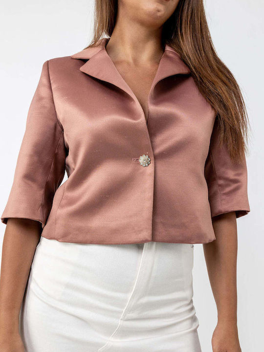 Silvy Rowson Women's Pink Blazer