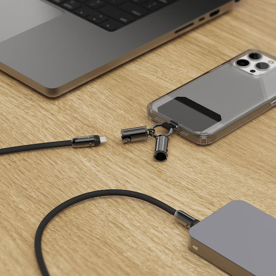 Hama Charging Cable Usb-c 2 In 1 Phone Connector 1.2 M Black