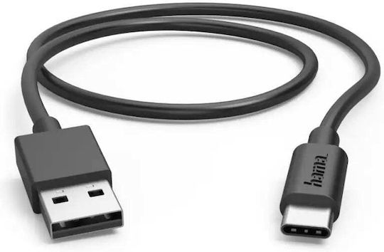 Hama Usb-c To Usb A Cable 0.5 M 480mbit/3a Black