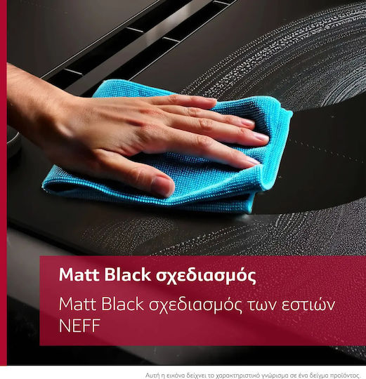 Neff Επαγωγική Εστία Αυτόνομη 61.4x52.7εκ. Ασημί