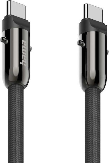 Hama Charging Cable Usb-c 2 In 1 Phone Connector 1.2 M Black