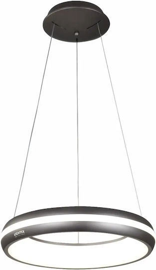 Lightex LED Κρεμαστό Φωτιστικό Γκρι