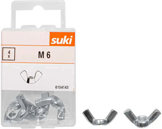 Wing Nut M6 Suki