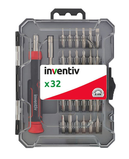 Inventiv 32-pc Screwdriver Bit Set