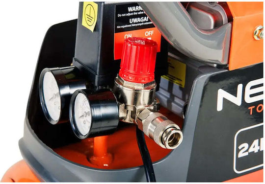 Neo Tools Air Compressor with Air Chamber 24lt