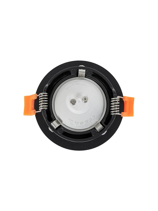 kelvo Metallic Frame for GU10 Spots Black 8.5x8.5cm