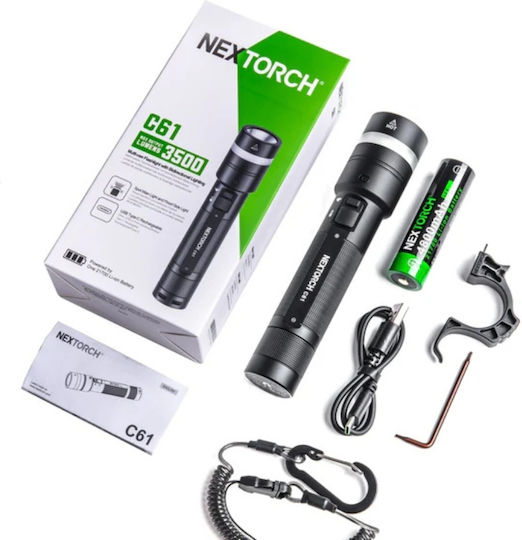 Nextorch Фенер LED IP67 с Максимална Яркост 3500lm