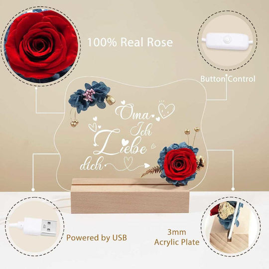 Decorative Table Lamp Eternal Flower