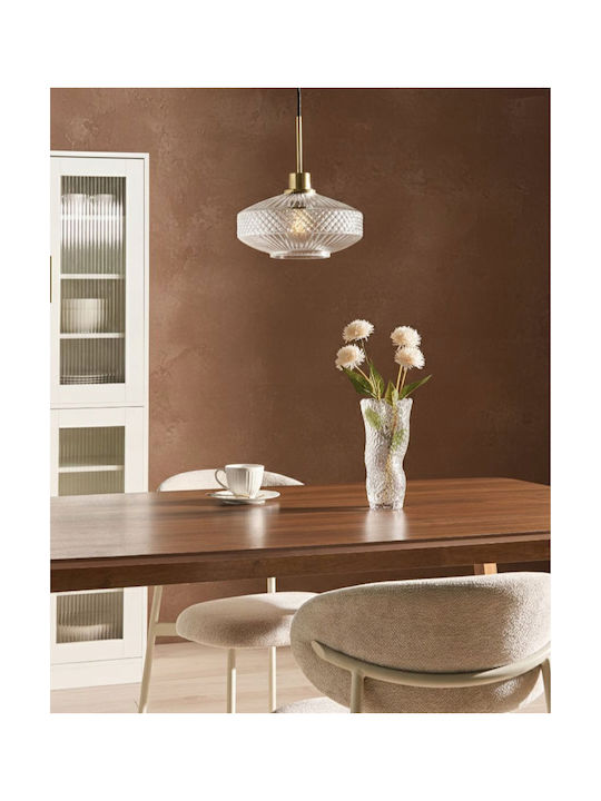 Beliani Pirris Pendant Ceiling Light Transparent