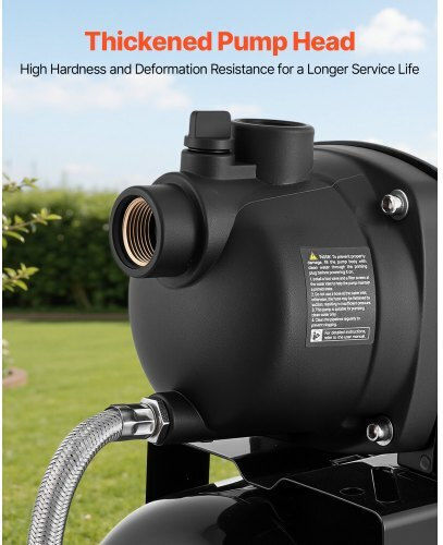 Vevor Electric Surface Pump with Automatic Suction 1.1hp Single-Phase