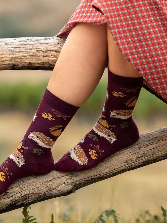 Pirin Hill Burgundische Socken