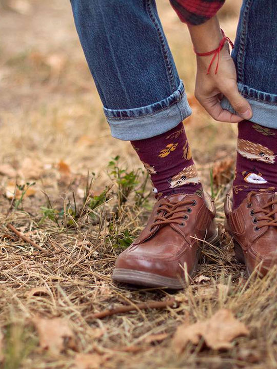 Pirin Hill Burgundische Socken