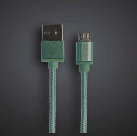 Grixx Micro Usb Cable 1m Green