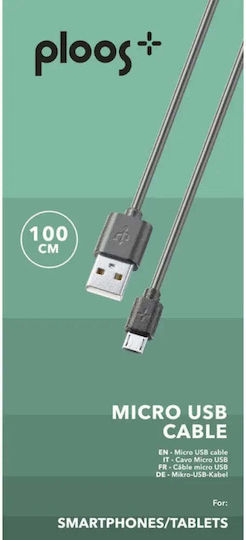 Micro-USB-Kabel 1m Schwarz Ploos