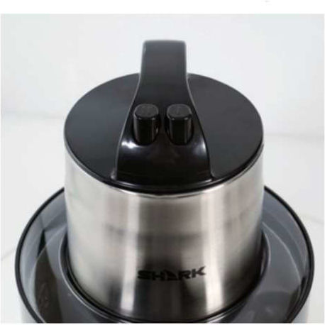 e-exoplismos Stainless Steel Commercial Blender 1kW Silver with Capacity of Jug 6lt