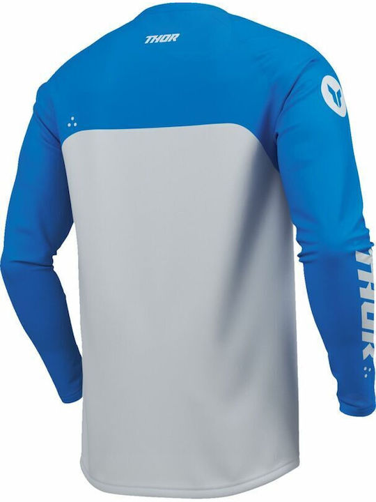 Thor Μπλούζα Menace Racewear Ridemode Blue Λευκά Μπλε Polyester