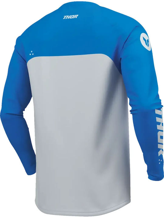 Thor Μπλούζα Menace Racewear Ridemode Blue Λευκά Μπλε Polyester