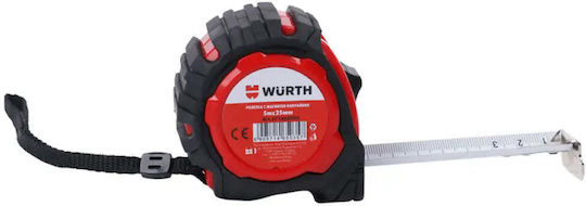 Метална Ролетка С Магнитен Връх Wurth 5м X 25мм