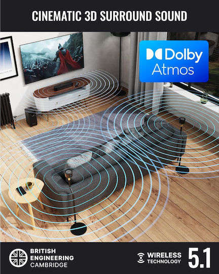 Majority Bowfell Halo Soundbar 5.1