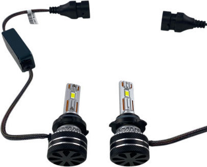 Led Λάμπες 9006 Hb4 Streetech Μοντέλο Stn2 Μεσαία Ή Μεγάλα Φώτα 150 000 Lux 45 Watt Canbus 6000k 1500% Πιό Έντονη Φωτεινότητα 2τμχ