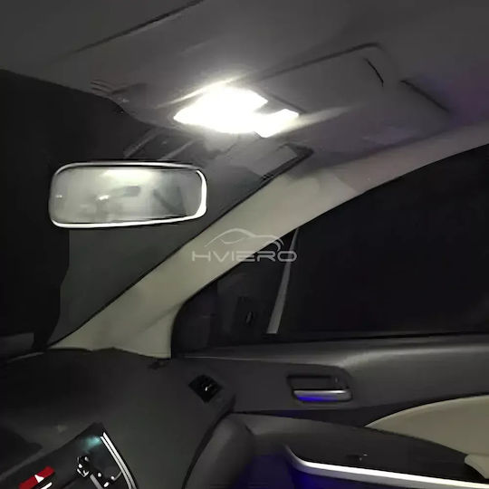 LED Плафонера Универсална 31мм-42мм Т10 Ултра Ярка 24 COB LED 12V 2 Бр TC-438