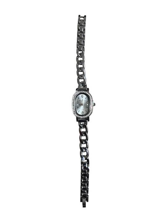 Xinyunkou Γυναικείο Ρολόι 32mm Μπαταρίας με Ασημί Μεταλλικό Μπρασελέ