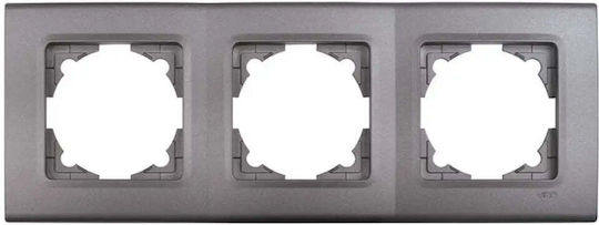 Triple Frame Gray Viko By Panasonic Linnera Life