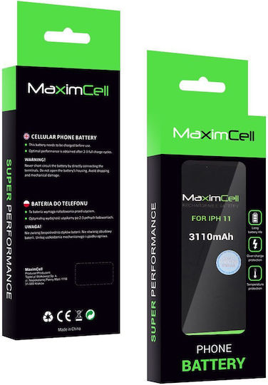 Maximcell Kompatible Ersatzbatterie 3110mAh für iPhone 11
