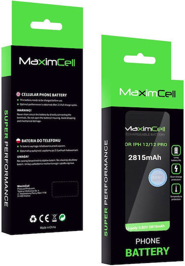 Maximcell Kompatible Ersatzbatterie 2815mAh für iPhone 12 / 12 Pro