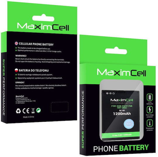 Maximcell BL-4D Ersatz Akku Austausch 1200mAh Für Nokia E5/e7/n8/n97 Mini