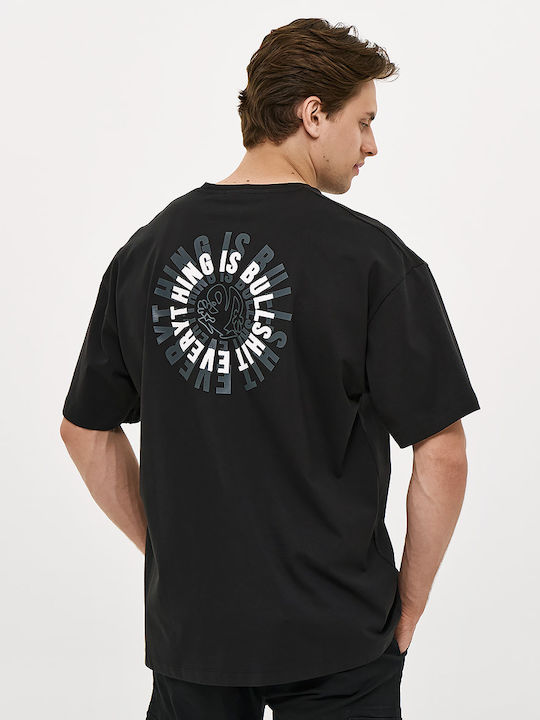 T-shirt Μαύρο