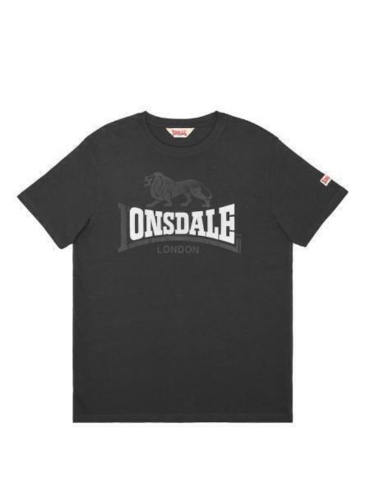 Liontow Tone Herrenblusen Kurzarm T-Shirts Grau