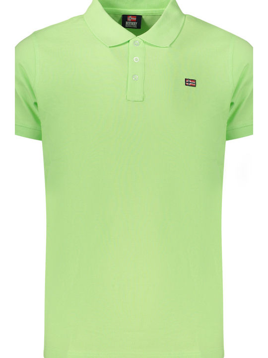 Polo Short Sleeve Green Blouse
