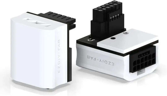 Ezdiy-fab 12vhpwr 600w Адаптер За Видеокарта Std 90° Бял