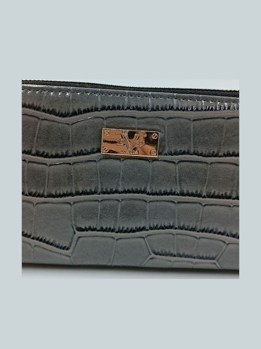 Kleines Damenbrieftasche Grau