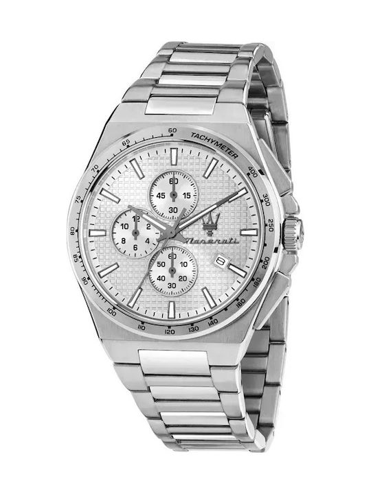 Maserati Ρολόι Μπαταρίας με Μεταλλικό Μπρασελέ