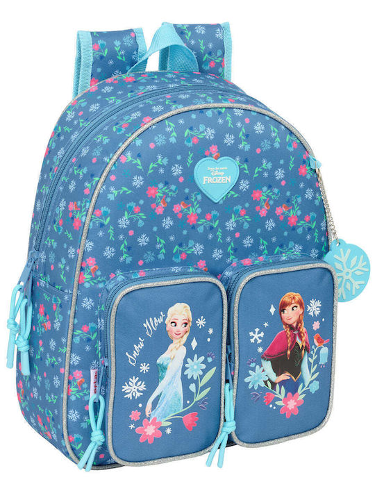 Frozen District Schulranzen Rucksack Kindergarten Blau 28 x 10 x 34cm