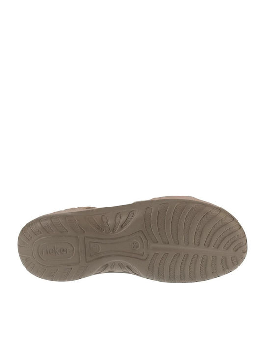 Women's Flat Sandals Beige