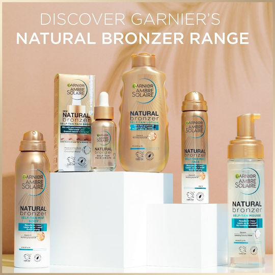 Garnier Ambre Solaire Natural Bronzer Self Tanning Mousse Body 200ml