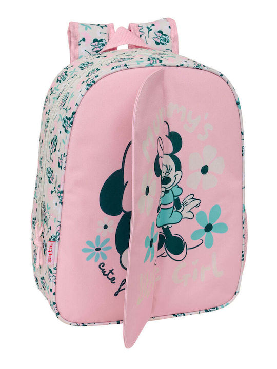 Minnie Mouse Σχολική Τσάντα Πλάτης Ροζ 26 x 11 x 34εκ