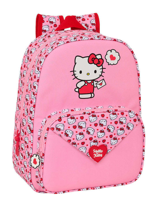 Hello Kitty Schulranzen Rucksack Kindergarten Rosa 26 x 11 x 34cm