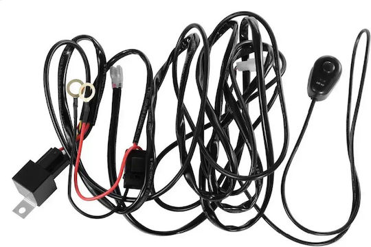 LED Super Triple-Row 60W Waterproof Headlights & Wiring Harness & Bull-Bar 2000lm-12/24V Tc-398