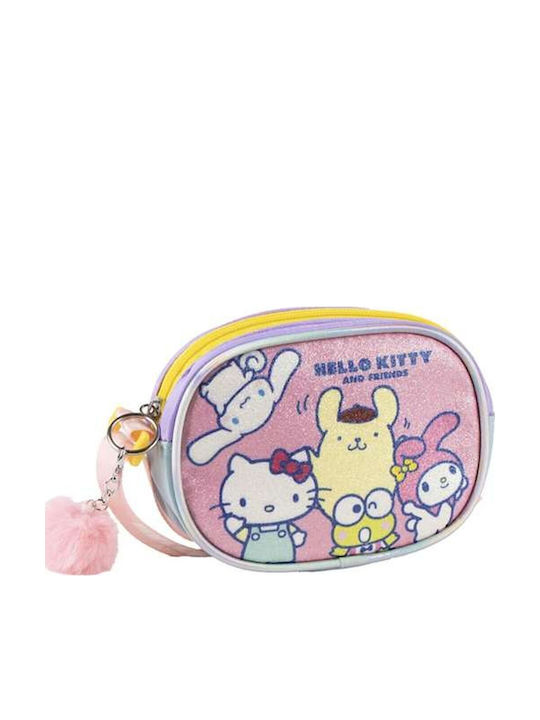 Hello Kitty Kinder Tasche Umhängetasche Rosa 14,5x10,5x4cm