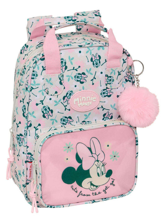 Minnie Mouse Σχολική Τσάντα Πλάτης Ροζ 20 x 8 x 28εκ