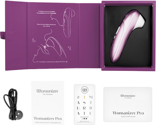 Womanizer Pro Vibrant Clitoral Stimulator Lilac