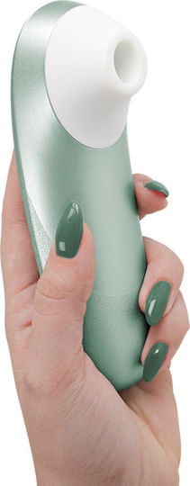 Womanizer Pro Vibrant Clitoral Stimulator Sage Green