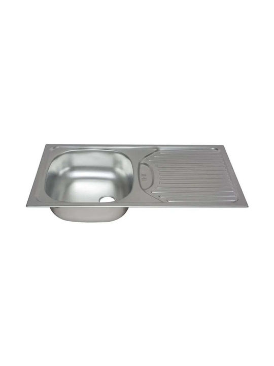 Pyramis Ентов Кухненски Мивка Inox 78x43.5см Сива